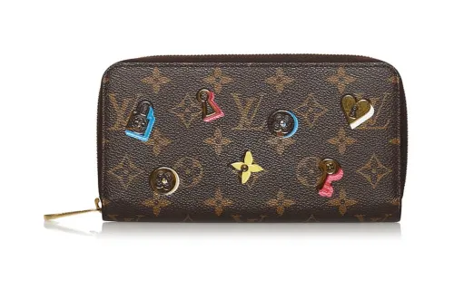 LOUIS VUITTON PVC Wallet Women's Brown