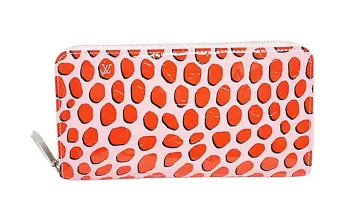 LOUIS VUITTON Patent Leather Wallet Women's Pink