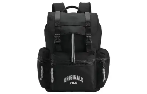 FILA Fabric Laptop Bag Backpack Extra Small Men's Jet Black