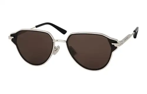 Bottega Veneta Eyewear Aviator Frame Sunglasses