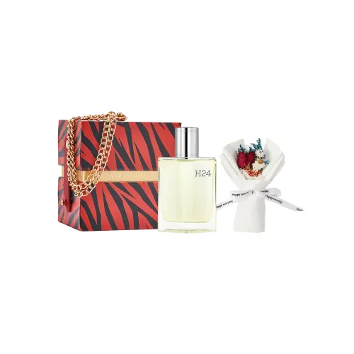HERMES Hermès H24 Rhythm Men/Orange Fountain Long-lasting Fragrance Red Stripe Gift Box