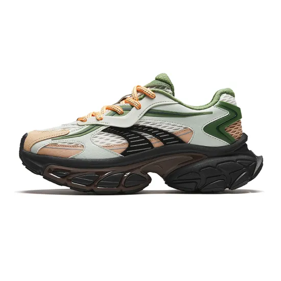 ANTA Star Moon Series Chunky Sneakers Men Low-Top Green