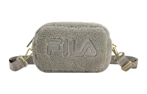 FILA Fabric Shoulder Bag, Crossbody Bag Extra Small Women's Stars Gray