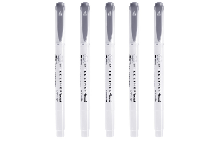 Zebra brand ZEBRA WFT8 soft double-ended highlighter, rainbow-colored notebook, student key line marking, marker pen, soft pen, marker pen