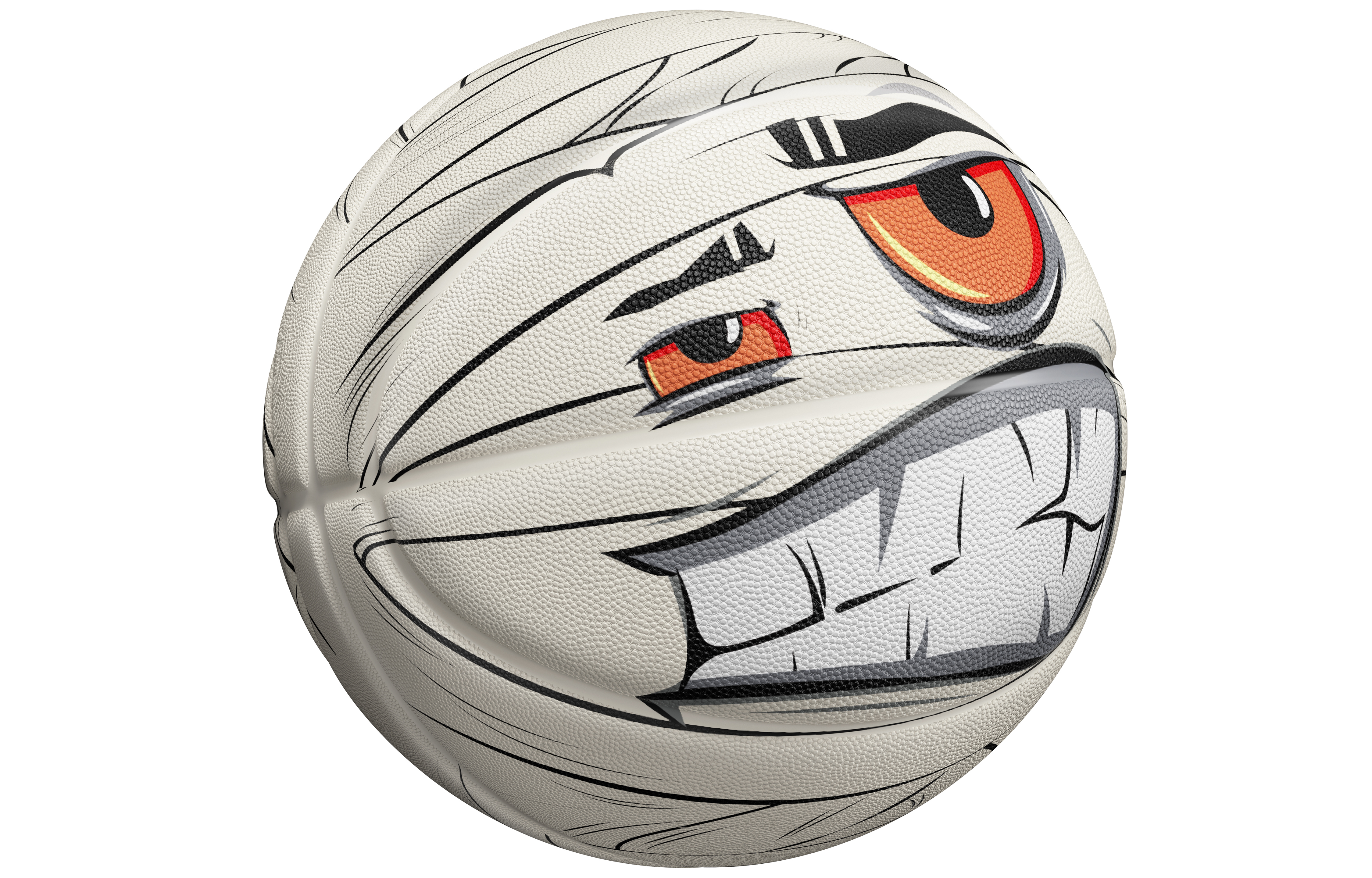 VEIDOORN Rubber Basketball White Size 7 Training Competition Unisex China Mainland Version