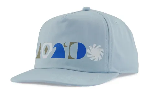 Patagonia Letter Print Baseball Caps Unisex Blue