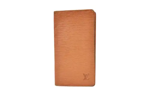 LOUIS VUITTON Epi Leather Wallet Women's Red