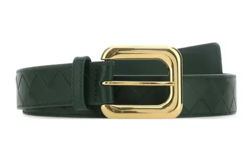 Bottega Veneta Woven Buckle Belt