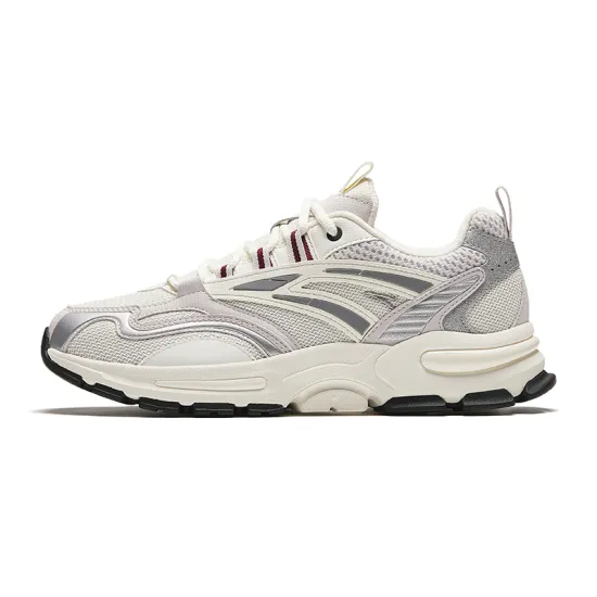 ANTA Casual Shoes Men Low-Top White Gray Silver