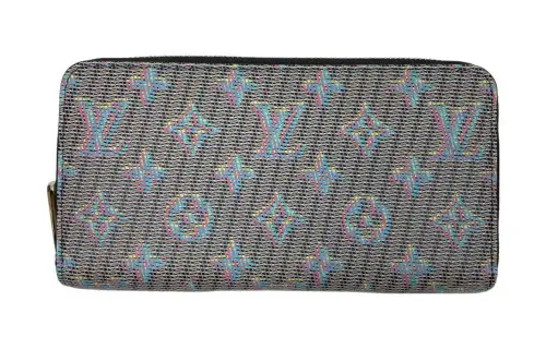 LOUIS VUITTON Zippy Wallet Monogram Lv Pop Blue