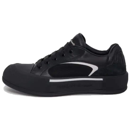 Alexander McQueen Skate Deck Plimsoll Lace-Up Sneakers