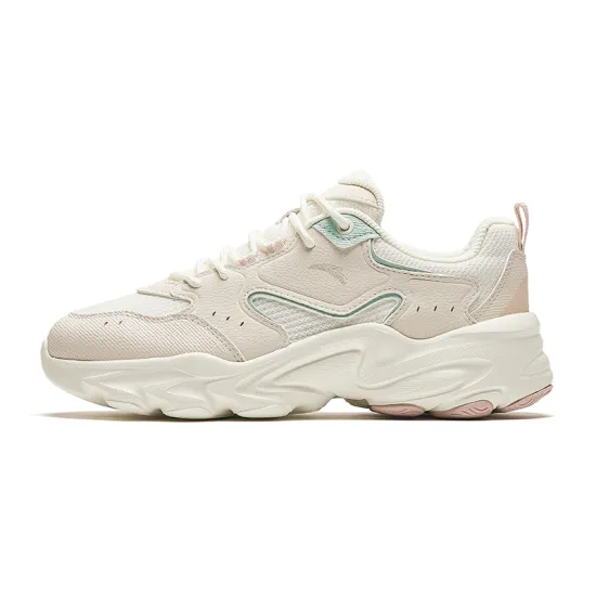 Anta Low-Top Casual Shoes Women's Gray White