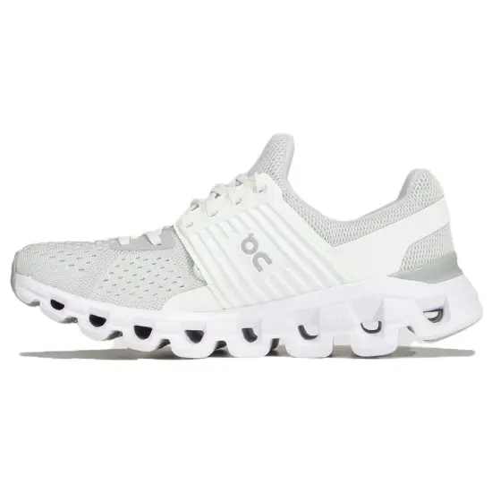 On Running Cloudswift Glacier Grey White Women's