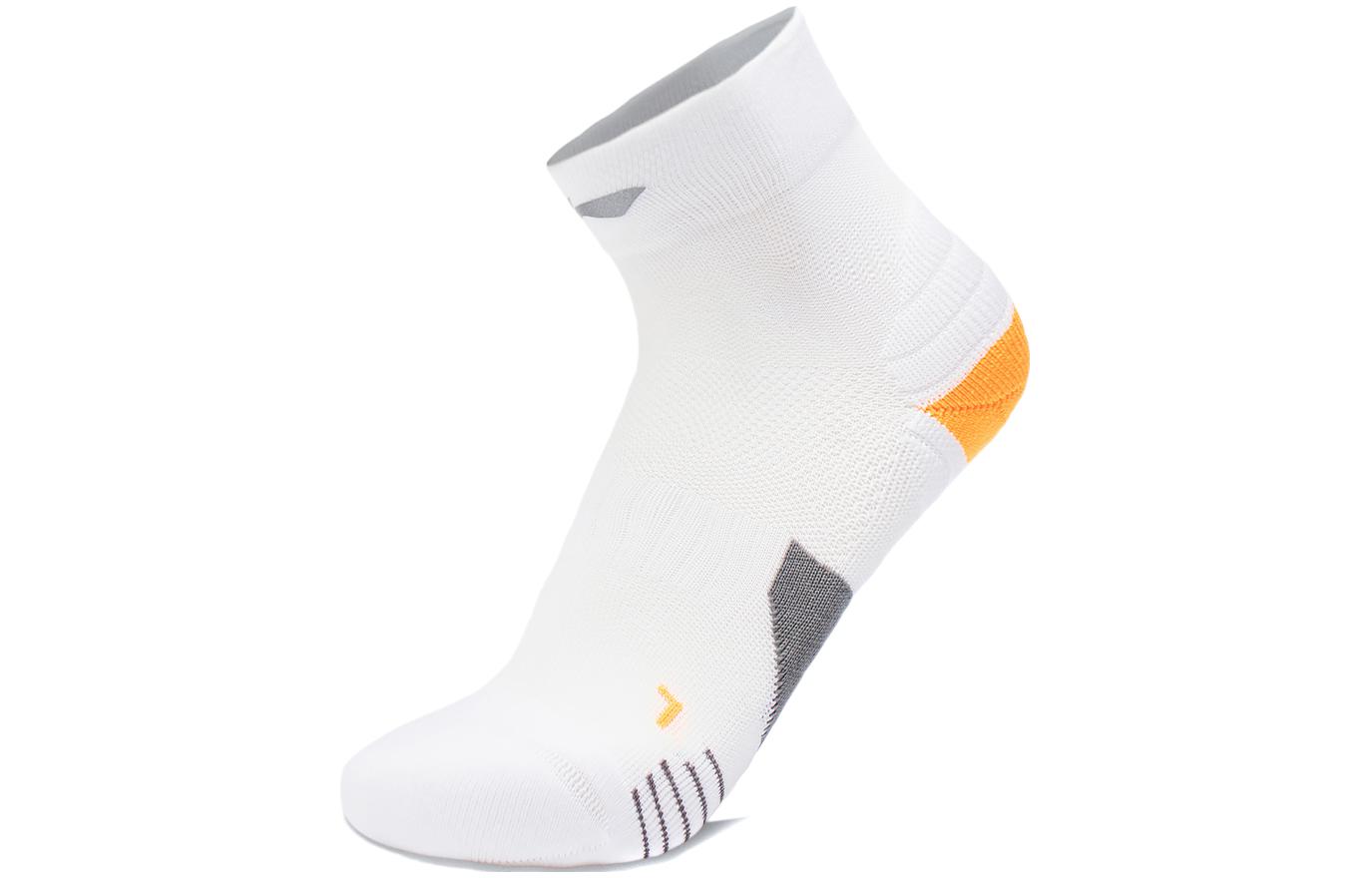 Li Ning Running Collection Ankle Socks Unisex 1 Pack Neon Bright Orange