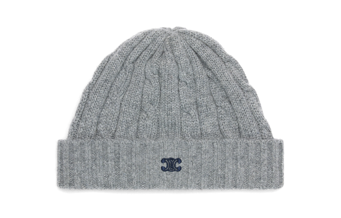CELINE Triomphe Embroidered Beanie