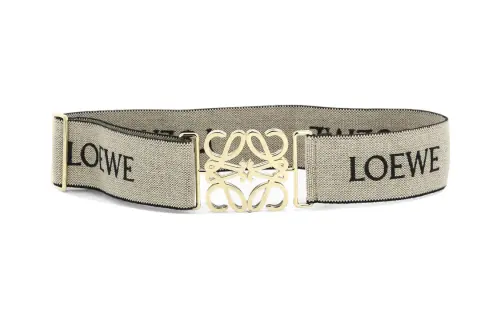 LOEWE Letter Print Belts Women's Multicolor Width 5cm