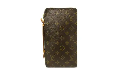LOUIS VUITTON Monogram Canvas Wallet Unisex Brown