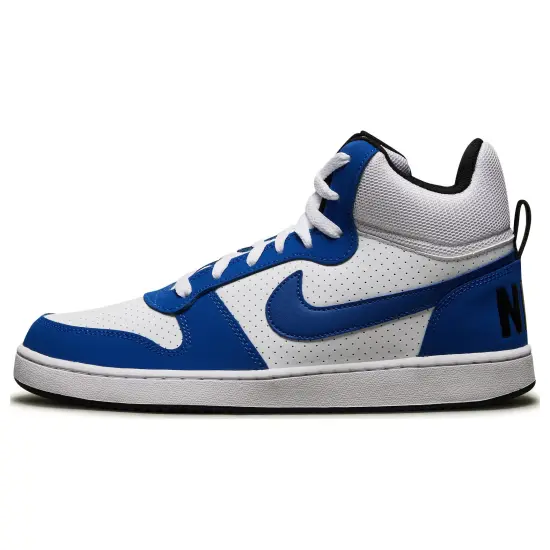 Nike Court Borough Series Skateboarding Shoes Men High-top White/Blue