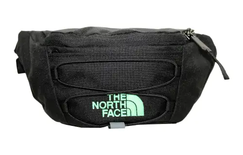 THE NORTH FACE 2.2L One Shoulder Crossbody Fanny Pack Outdoor Bag Polyester TNF Black & Chlorophyll Green Unisex