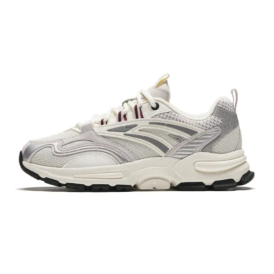 ANTA Casual Shoes Women's Low-Top White Gray Silver