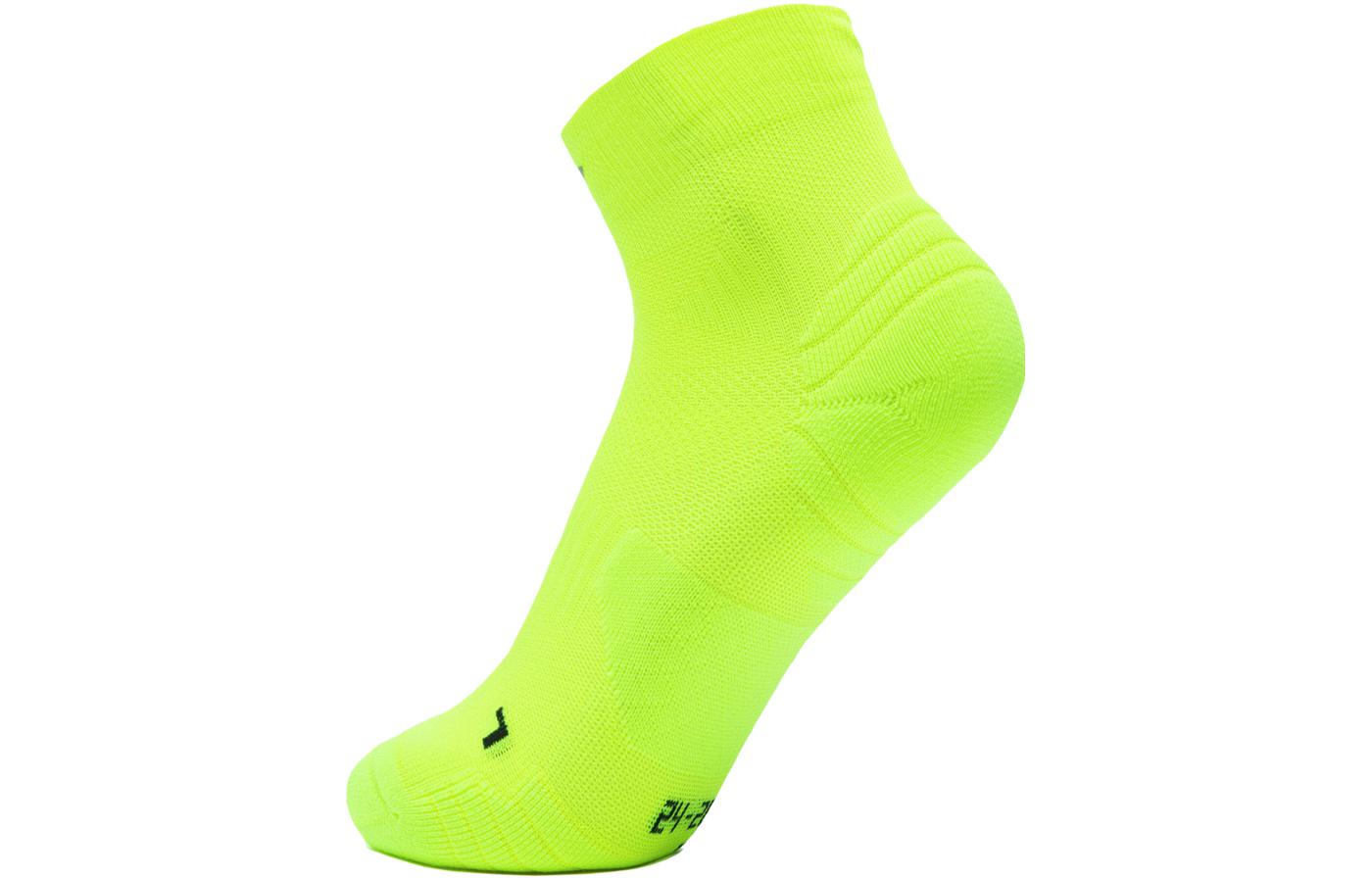 Li Ning Ankle Socks Unisex 1 Pack Fluorescent Yellow Green