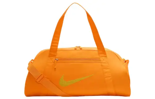 Nike Polyester Gym Bag Crossbody Shoulder Tote Regular Unisex Orange
