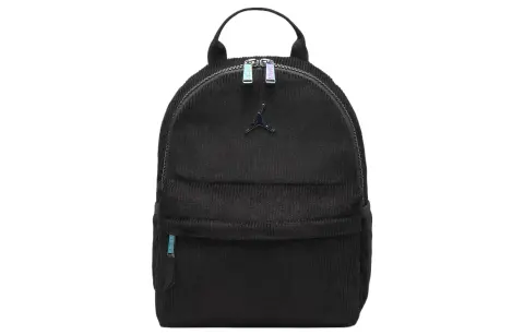 Jordan Cotton Corduroy Fabric Backpack Mini Men's Black