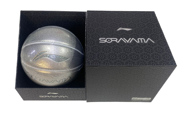 Li Ning x HajimeSorayama Pu Basketball Abrasion Resistant Silver Size 7 Training Unisex