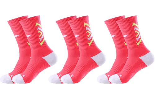 Li Ning, football basketball summer breathable knee socks for men and women, increased thickness, absorbs sweat and smell, mid length