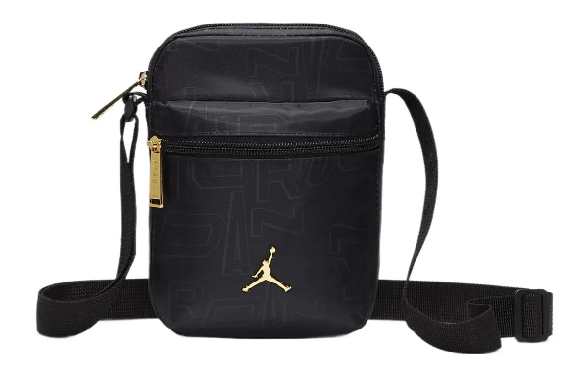 Jordan Polyamide Camera Bag, Shoulder Bag, Crossbody Bag Regular Unisex Black