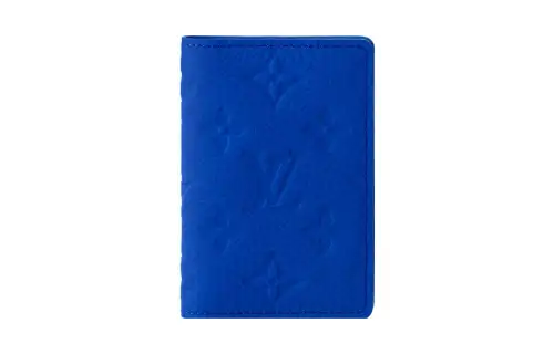 LOUIS VUITTON Pocket Organizer Taurillon Colormania Blue