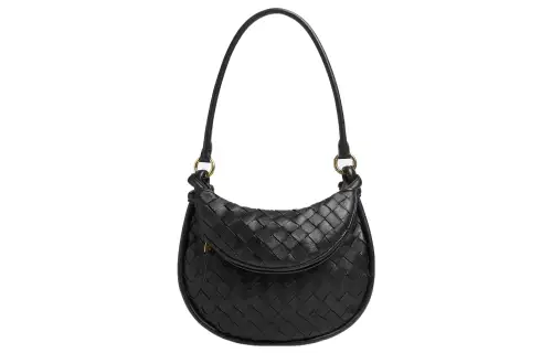 Bottega Veneta Soft Sheepskin Handbag, Shoulder Bag Women's Black