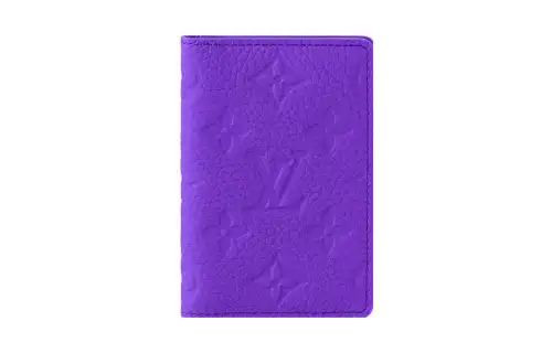 LOUIS VUITTON Pocket Organizer Taurillon Colormania Dark Violet