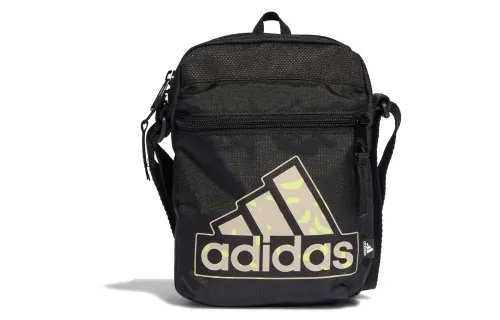 Adidas, sports fashionable regenerated black one-shoulder bag for men and women, for beloved