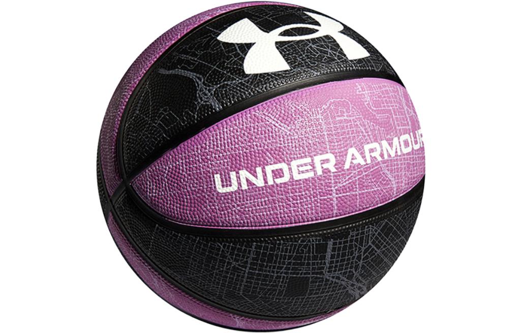 Under Armour Baltimore Maps Collection Rubber Basketball Slip Resistant Abrasion Resistant Purple Black Size 7 Ball