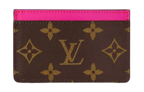 LOUIS VUITTON Card Holder Pm Colormania Fuchsia