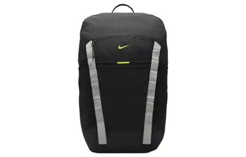 Nike Fabric Backpack Regular Men's Black & Micro Particle Gray & Atom Green