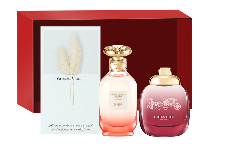 COACH New York Women's Light Perfume Sample Clothing Sets Two Piece Set Eau De Toilette 4.5ml*2
