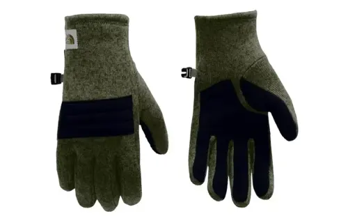 THE NORTH FACE Polyester, Cotton, Polyester, Elastane, Palm Oil Gloves Men's Green