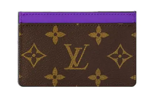 LOUIS VUITTON Card Holder Pm Colormania Dark Violet