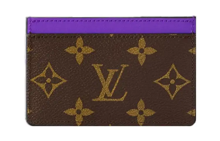 LOUIS VUITTON Card Holder Pm Colormania Dark Violet