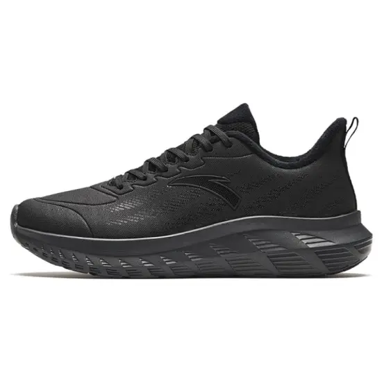ANTA Light Cloud Running Shoes Men Low-Top Black