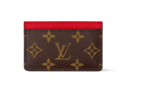 LOUIS VUITTON Card Holder Pm Colormania Red