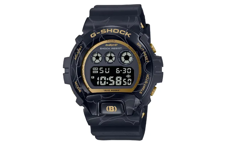 CASIO Unisex Full Metal Series Gray Watch GM-6900BAPE-1