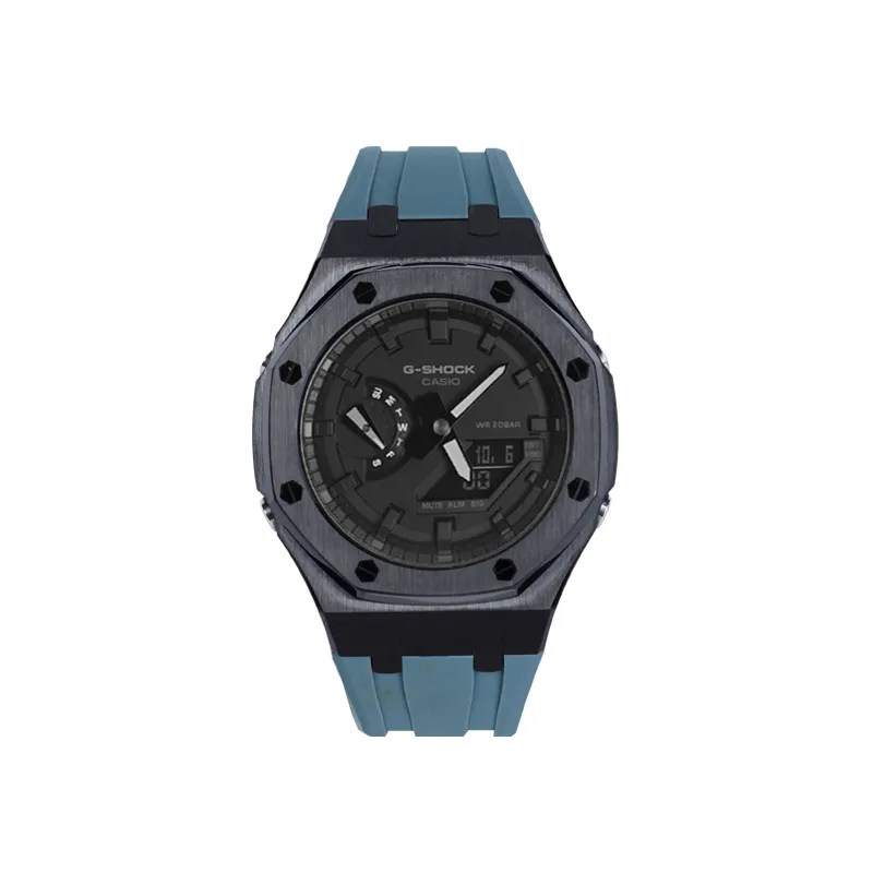 CASIO Men Liquid Crystal/Analog Dual Display Series Black Watch