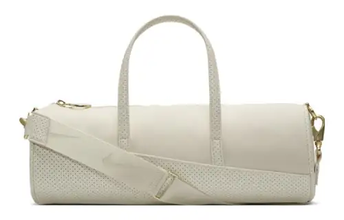 Nike Canvas Handbag, Canvas Bag, Portable Crossbody Bag, Shoulder Bag Regular Women's White