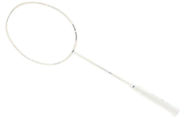 Li Ning WS79S Full Carbon Badminton Rackets Control Type All around Defense Advanced Level 675mm Single Racket White