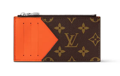 LOUIS VUITTON Coin Card Holder Colormania Orange