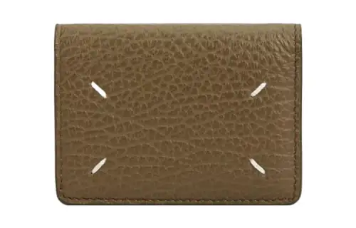 Maison Margiela Grain Cow Leather Wallet Regular Women's Brown