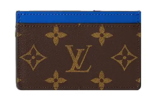 LOUIS VUITTON Card Holder Pm Colormania Blue